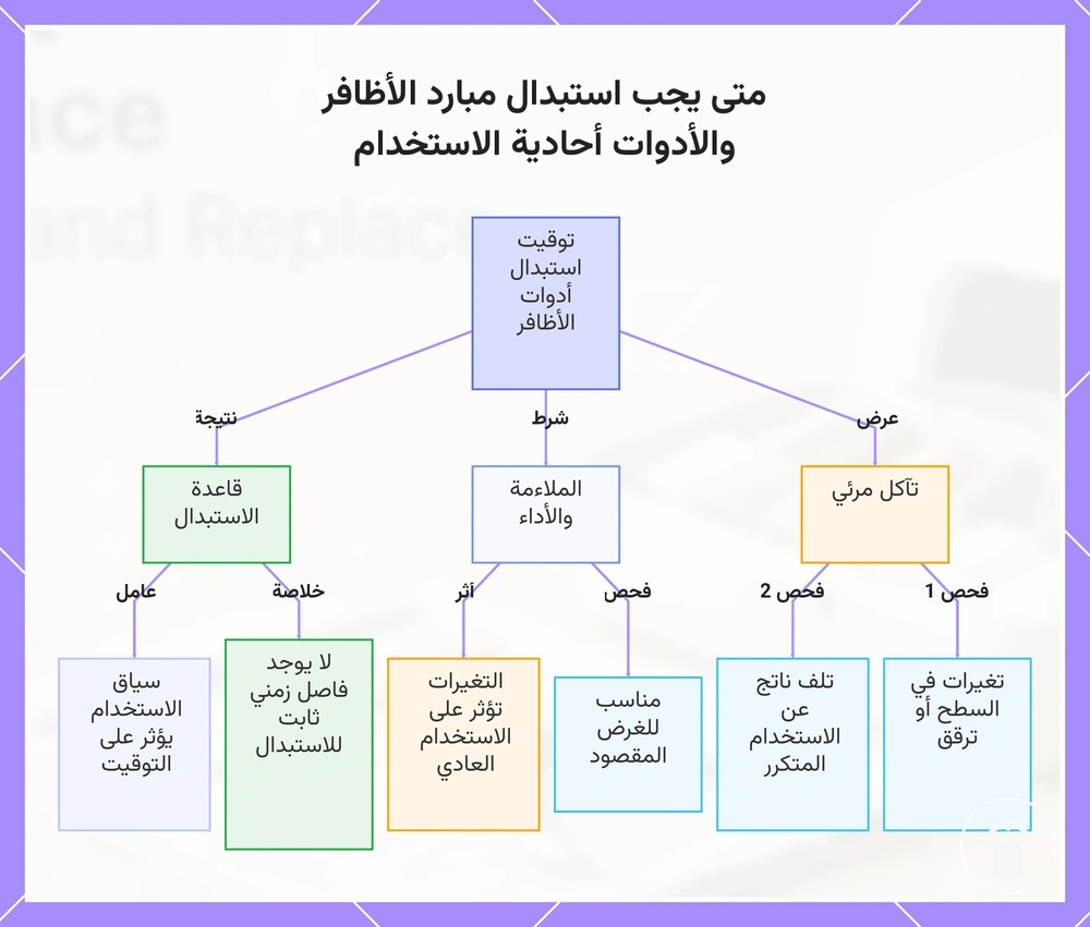 متى يجب استبدال مبارد الأظافر والأدوات أحادية الاستخدام