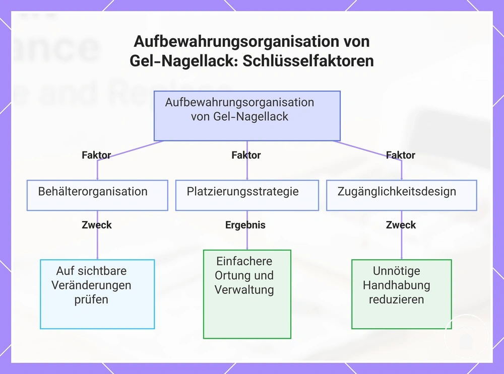 Aufbewahrungsorganisation von Gel-Nagellack: Schlüsselfaktoren