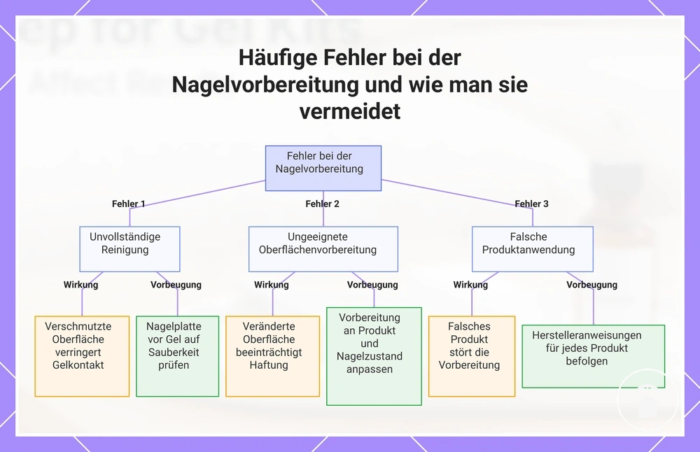 Häufige Fehler bei der Nagelvorbereitung und wie man sie vermeidet