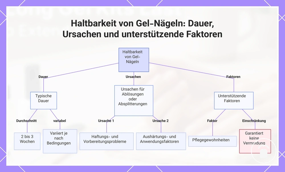 Haltbarkeit von Gel-Nägeln: Dauer, Ursachen und unterstützende Faktoren