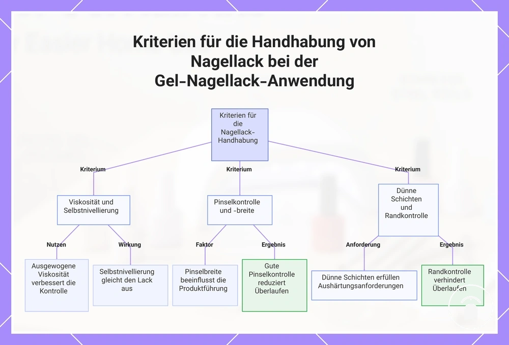 Kriterien für die Handhabung von Nagellack bei der Gel-Nagellack-Anwendung