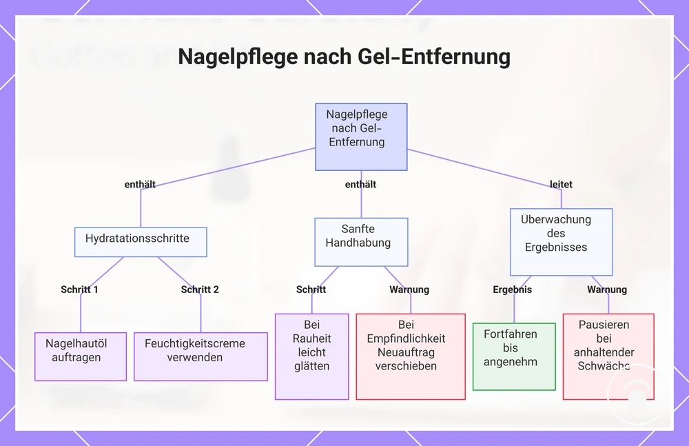 Nagelpflege nach Gel-Entfernung