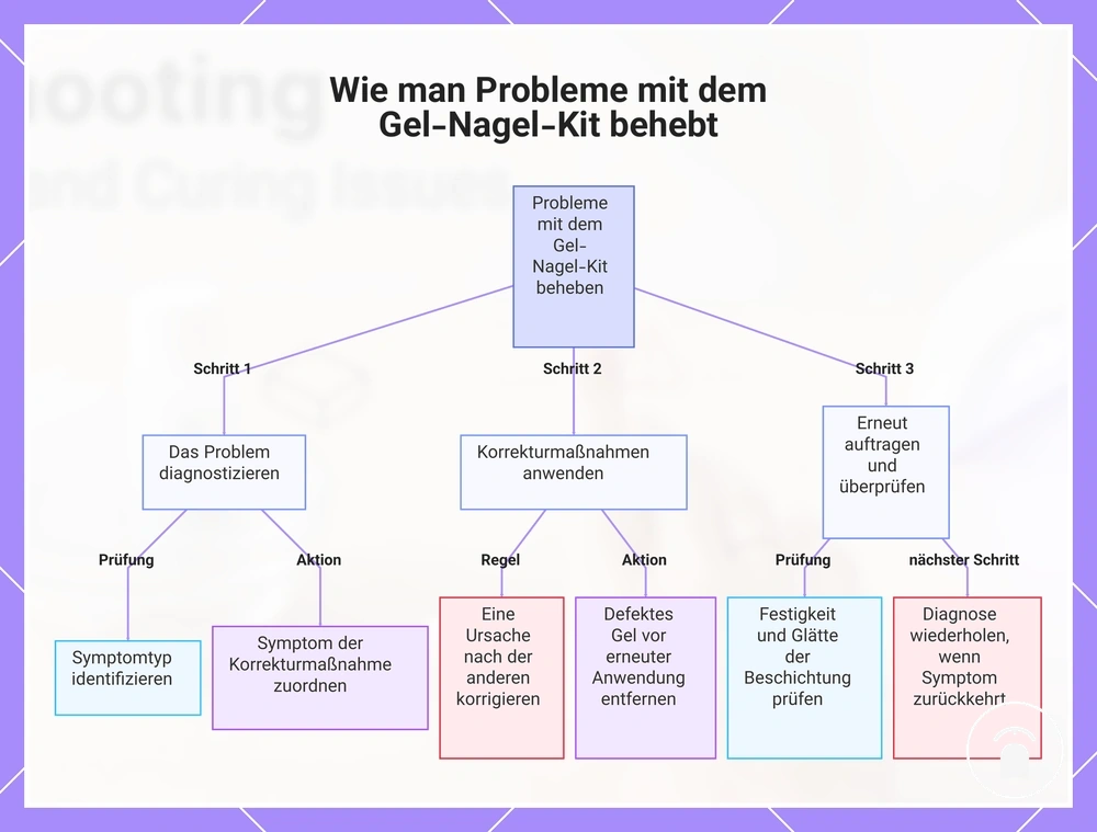 Wie man Probleme mit dem Gel-Nagel-Kit behebt
