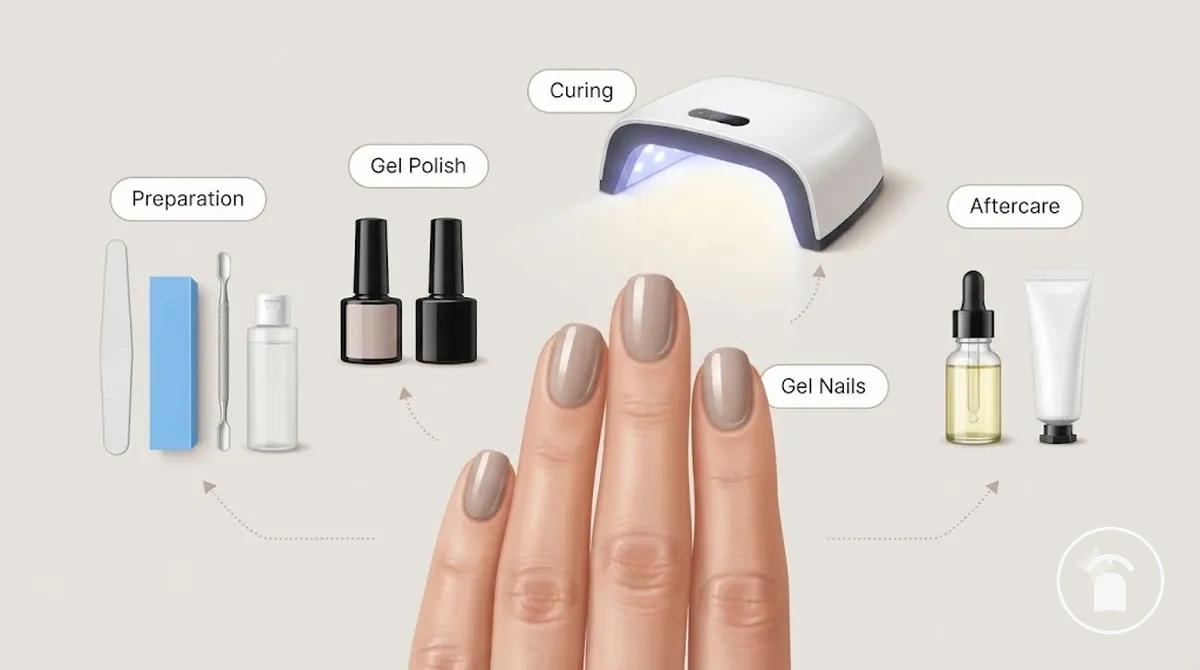 Factors affecting gel nail longevity including preparation and curing