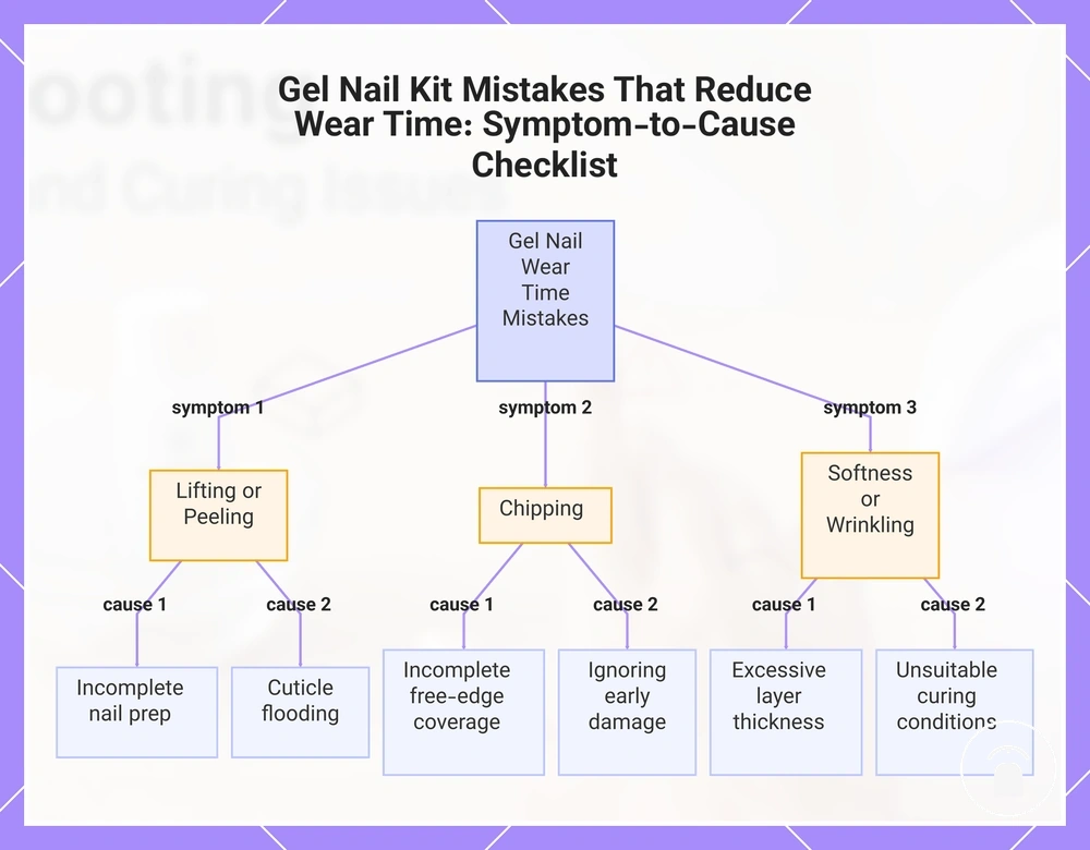 Gel Nail Kit Mistakes That Reduce Wear Time: Symptom-to-Cause Checklist
