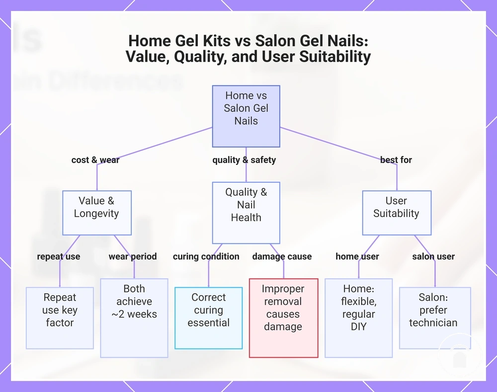 Home Gel Kits vs Salon Gel Nails: Value, Quality, and User Suitability