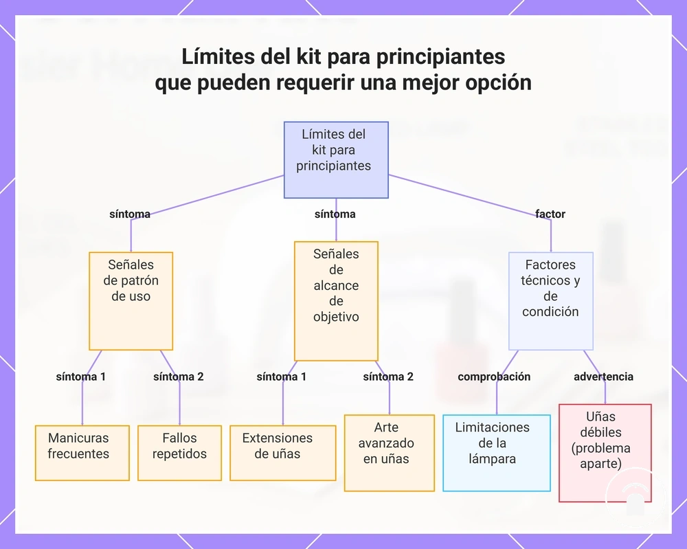 Límites del kit para principiantes que pueden requerir una mejor opción