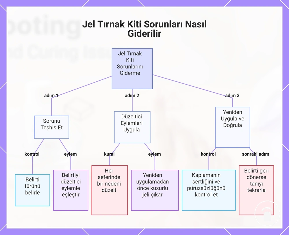Jel Tırnak Kiti Sorunları Nasıl Giderilir