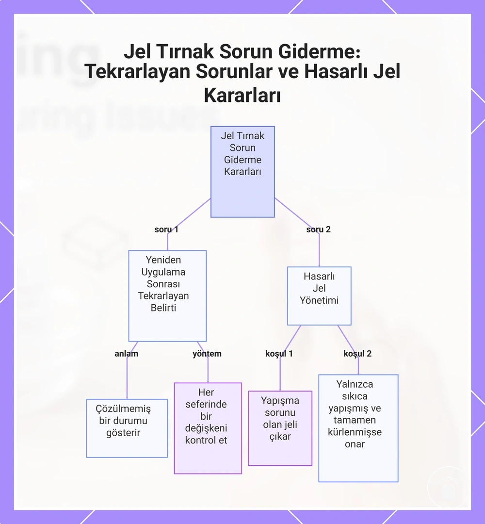 Jel Tırnak Sorun Giderme: Tekrarlayan Sorunlar ve Hasarlı Jel Kararları