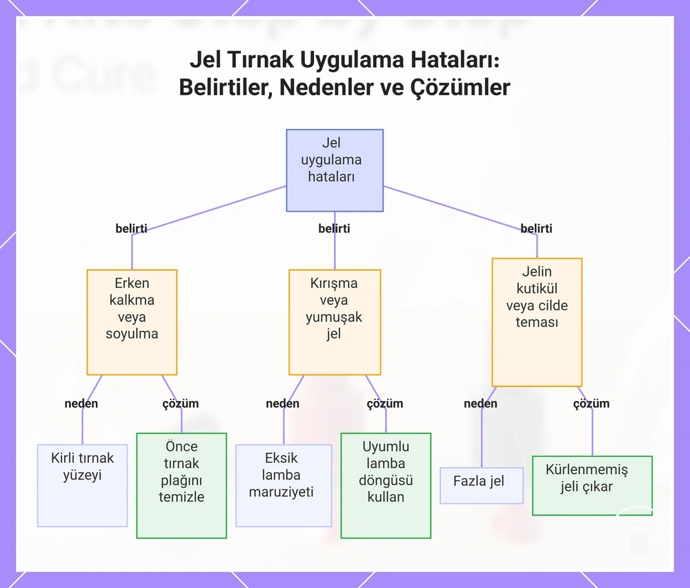 Jel Tırnak Uygulama Hataları: Belirtiler, Nedenler ve Çözümler