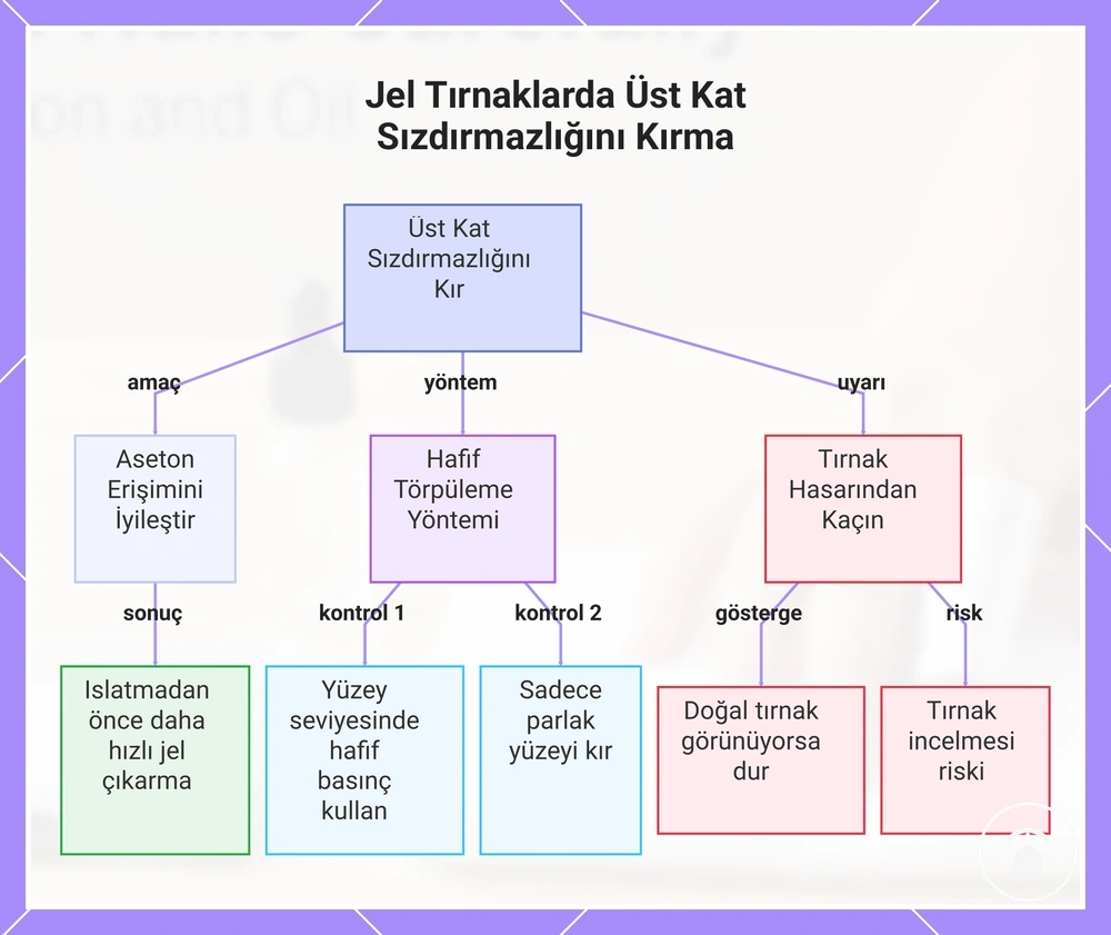 Jel Tırnaklarda Üst Kat Sızdırmazlığını Kırma