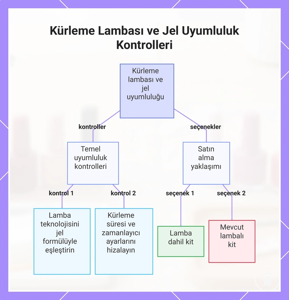 Kürleme Lambası ve Jel Uyumluluk Kontrolleri