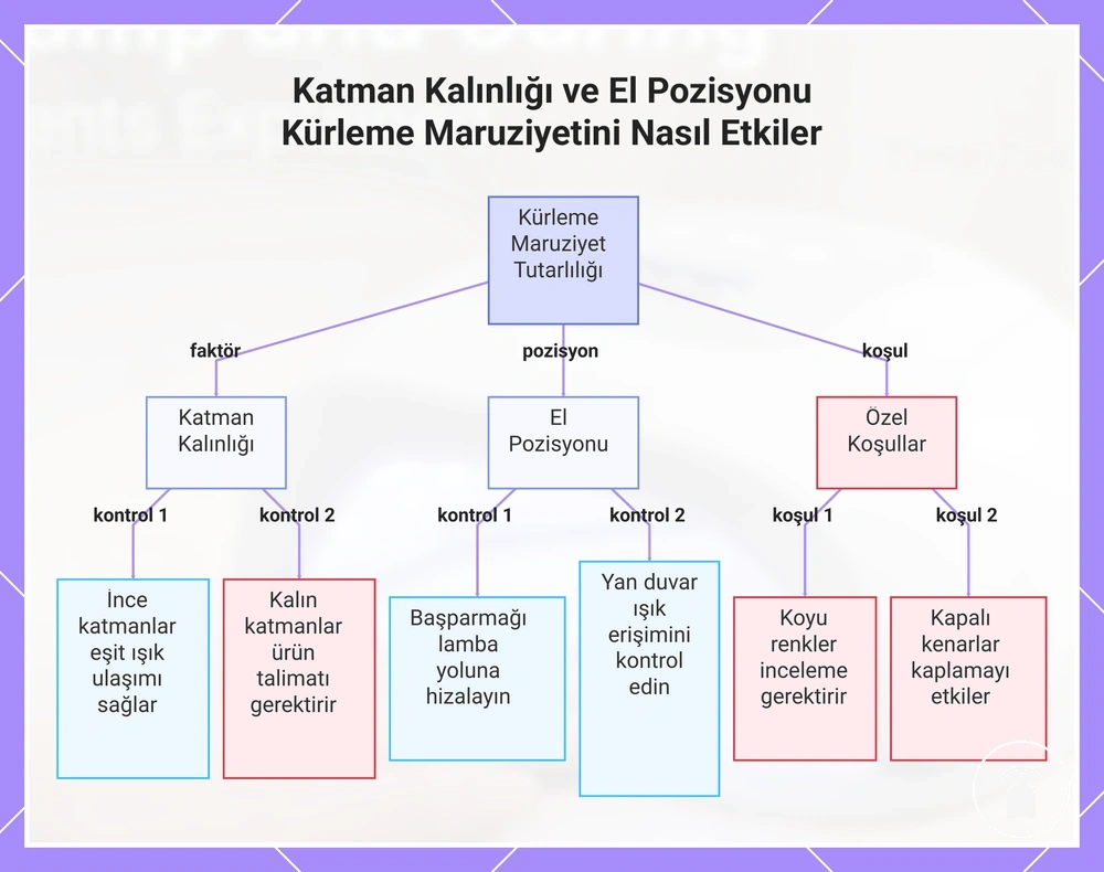 Katman Kalınlığı ve El Pozisyonu Kürleme Maruziyetini Nasıl Etkiler