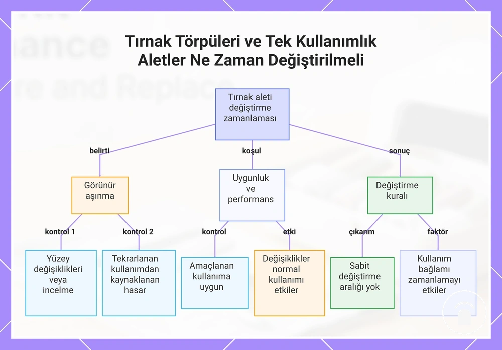 Tırnak Törpüleri ve Tek Kullanımlık Aletler Ne Zaman Değiştirilmeli