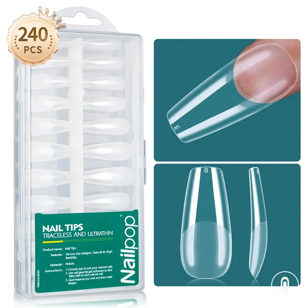 Kit de capsules soft gel avec extensions d’ongles full cover préformées