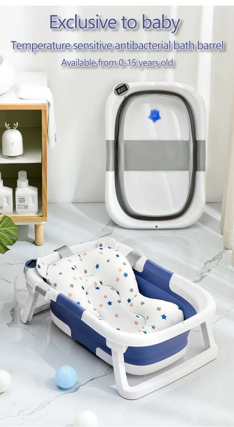 Baignoire en silicone pour bébé