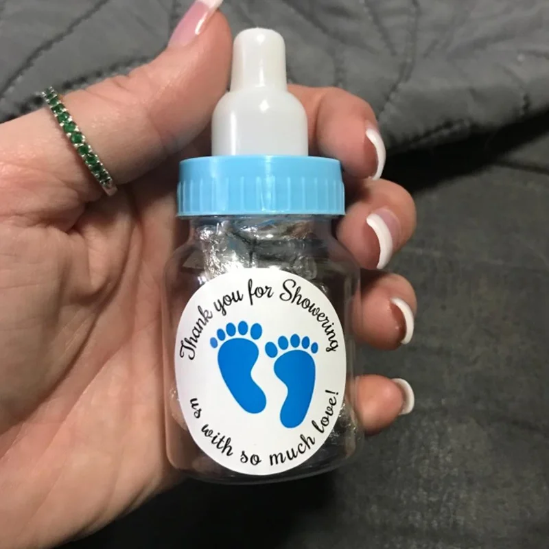 Mini bouteille de bonbons de style mangeoire pour fête préChristophe