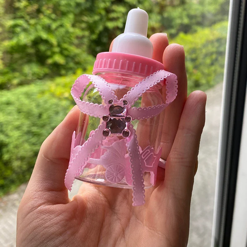 Mini bouteille de bonbons de style mangeoire pour fête préChristophe