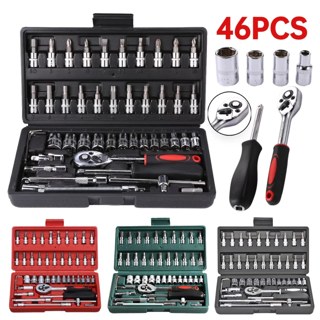 Coffret Clé Plate Cliquet