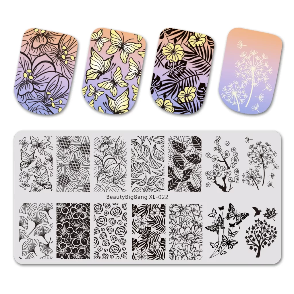 Plaque Stamping Nail Art