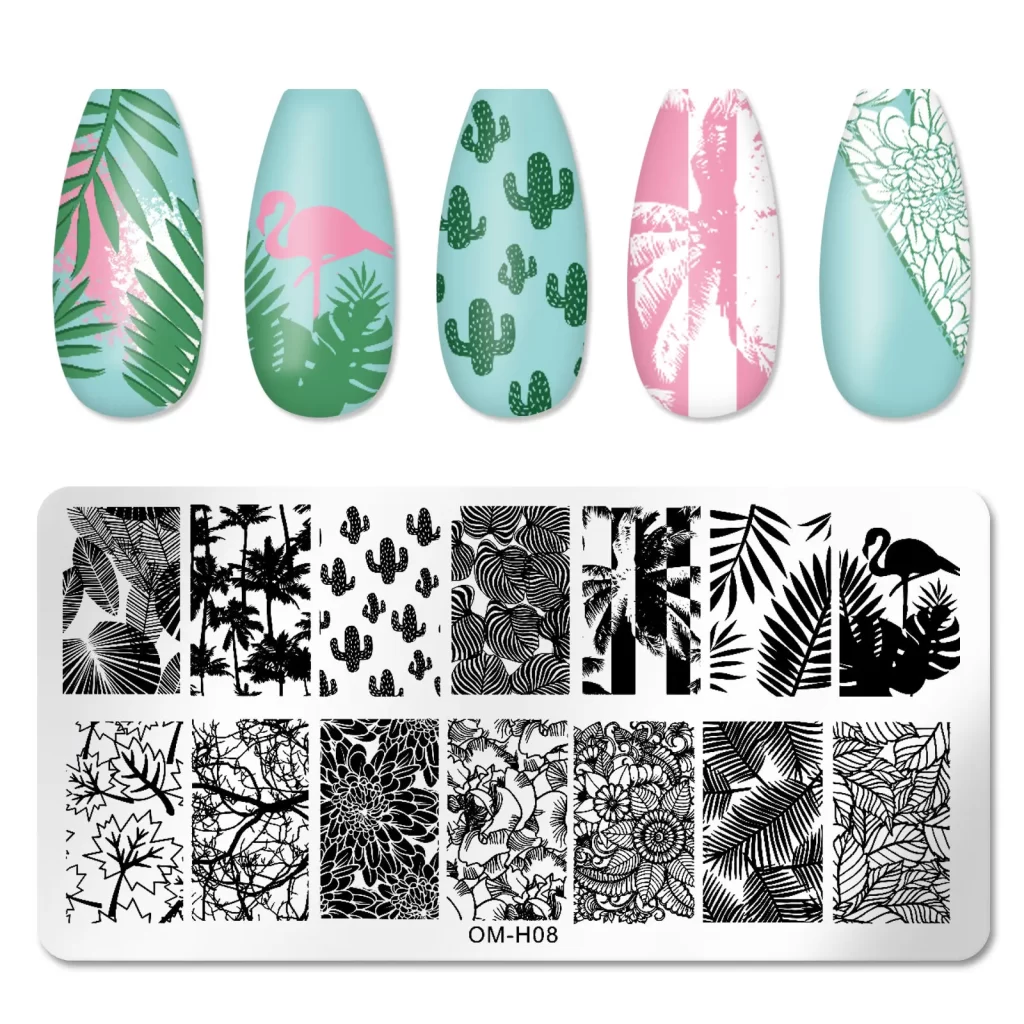 Plaque Stamping Nail Art