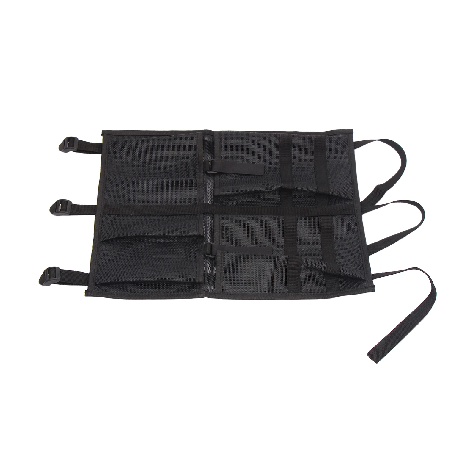Durable Kayak Mesh Bag Beer Storage Pouch Rowing Boat Chair Tackle Tool Kit Bag Kayak Fishing Rod Holder Tackle Box Bag