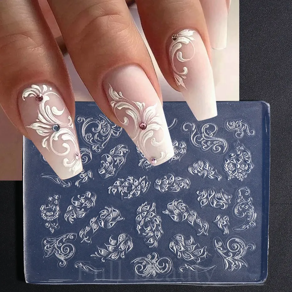 Image du moule à ongles en silicone 3D