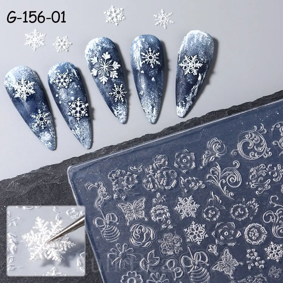 Image du moule à ongles en silicone 3D