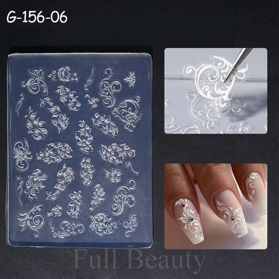 Image du moule à ongles en silicone 3D