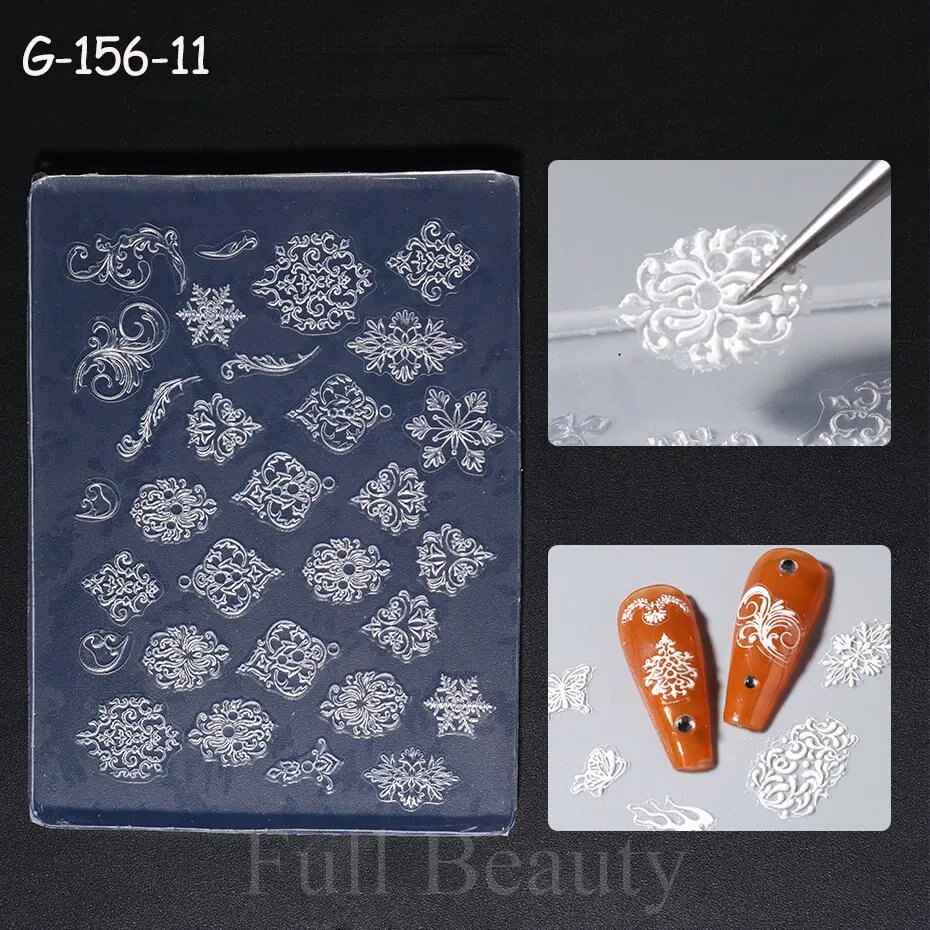 Image du moule à ongles en silicone 3D