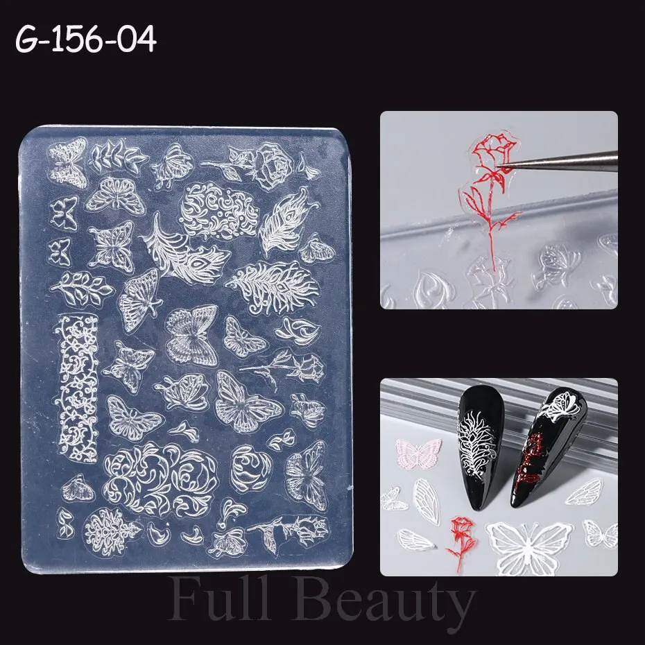 Image du moule à ongles en silicone 3D