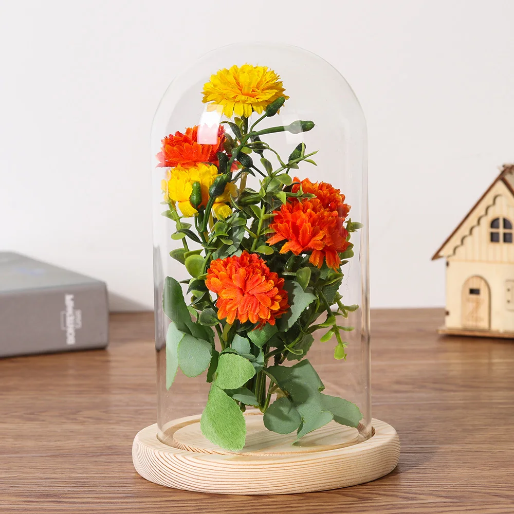 Présentoir de fleurs en verre