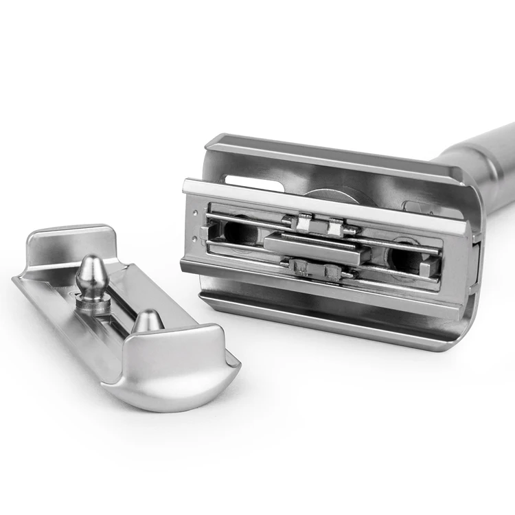 QSHAVE-Rasoir de sécurité réglable à double tranchant pour homme