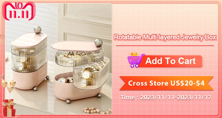 Boîte de rangement pour cosmétiques de bureau