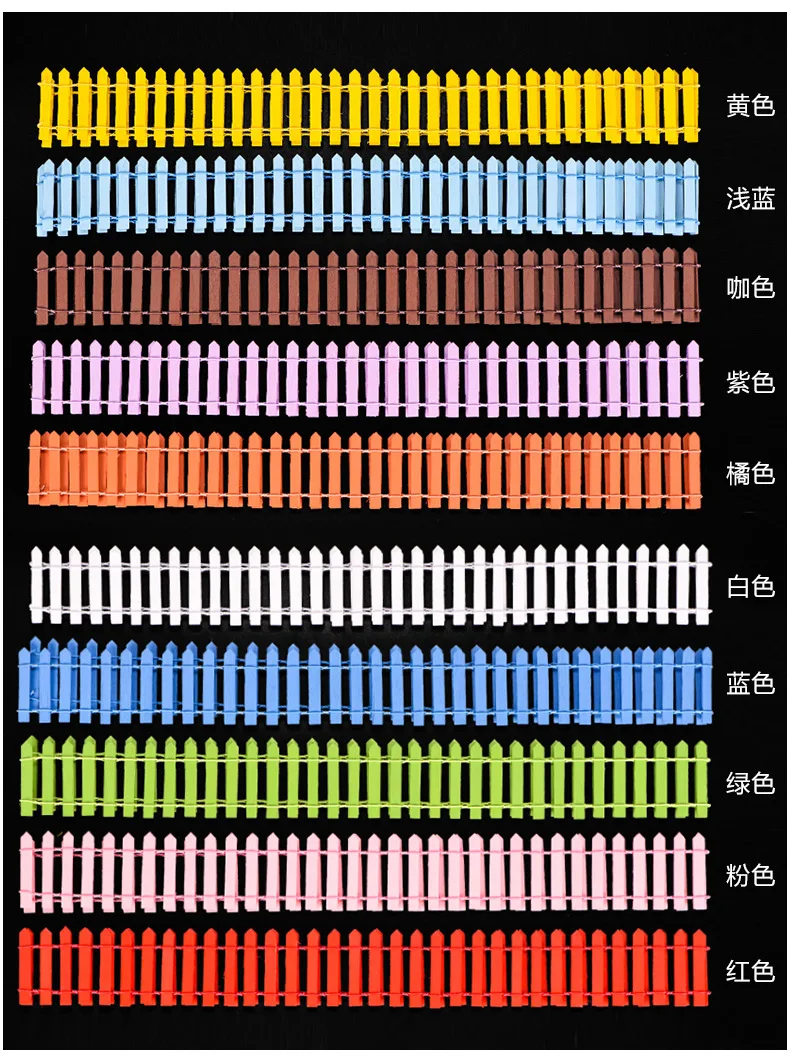 Clôture en bois de jardin