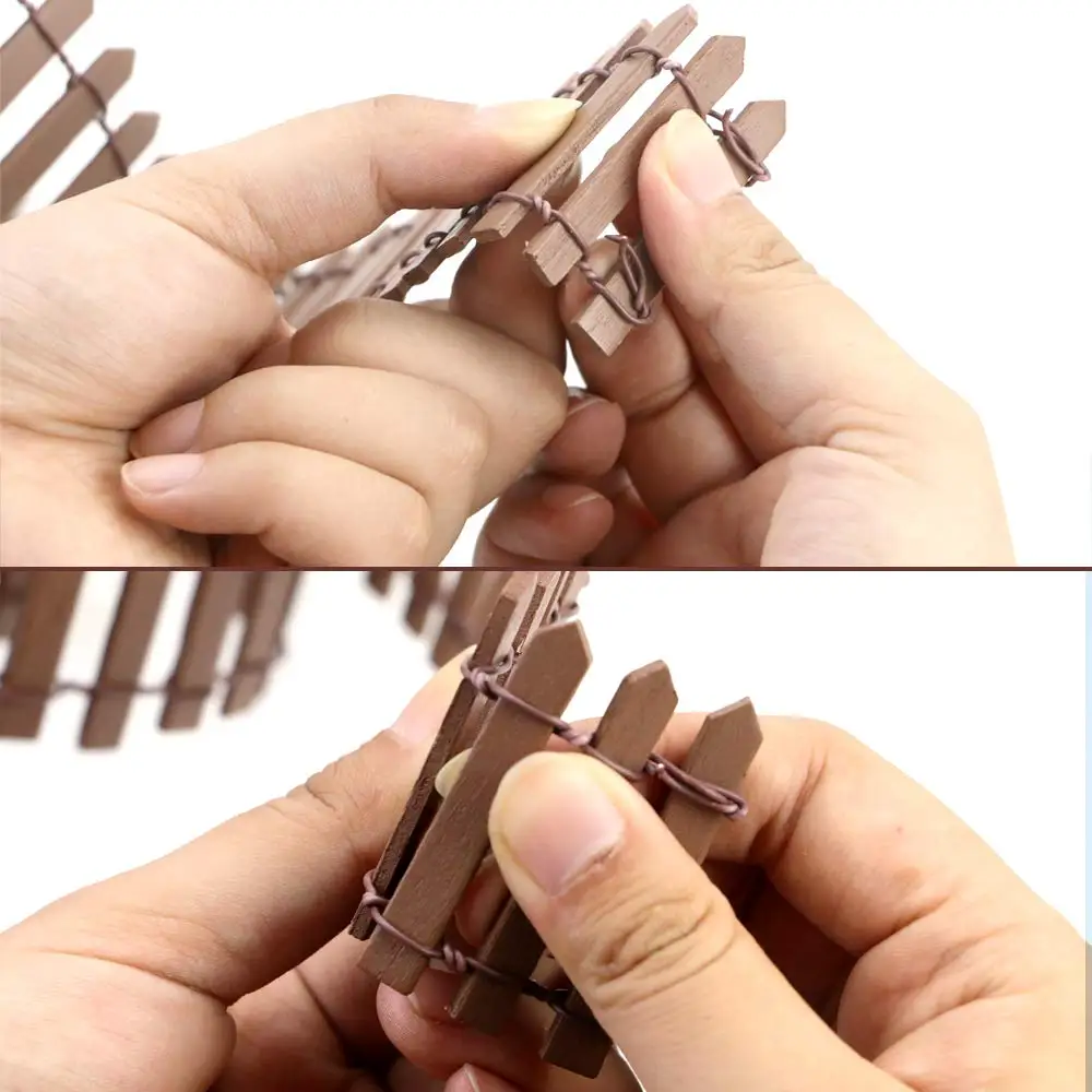 Clôture en bois de jardin