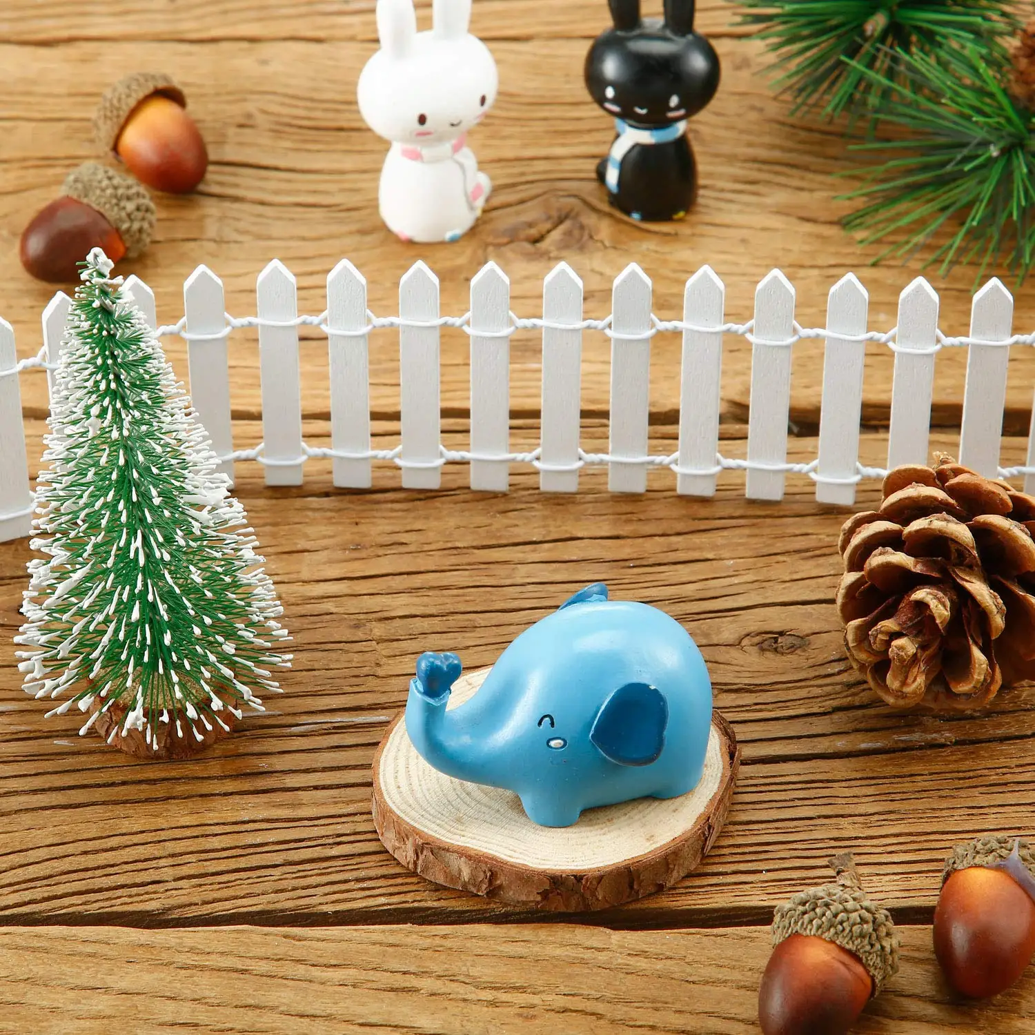 Clôture en bois de jardin