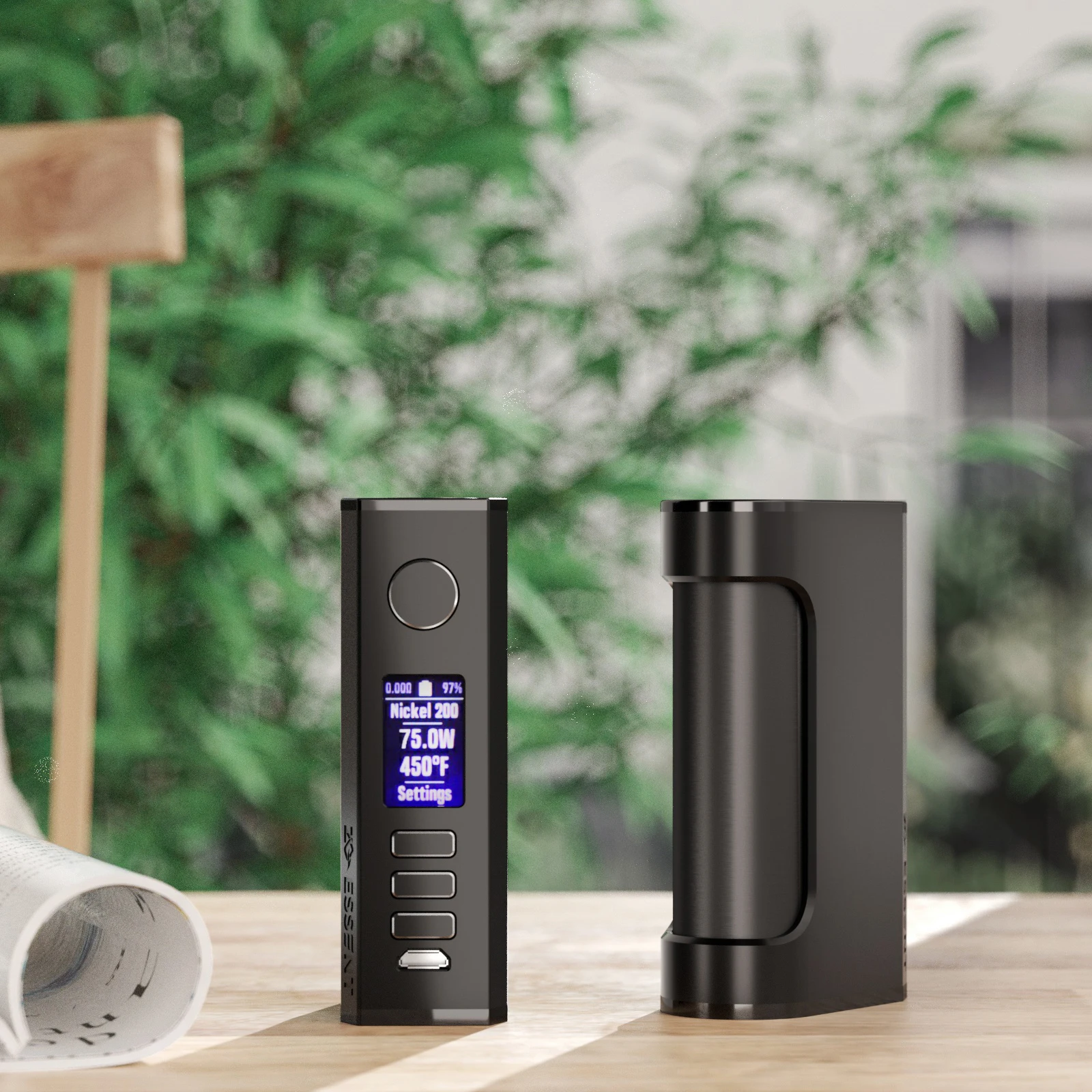 Boîte électronique pour vapoteur Laguna ette ZQ Essent Evolv DNA 75C