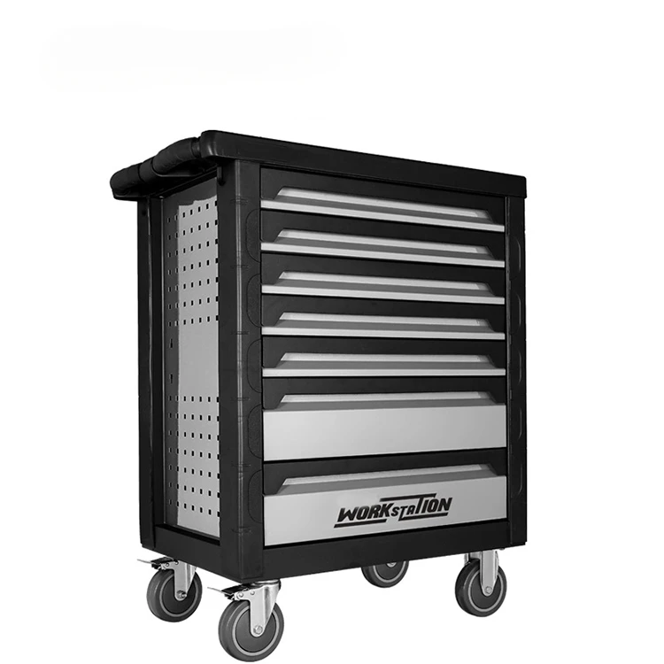 Armoire de rangement en métal, atelier durable, chariot à outils, 5 outils MELTool