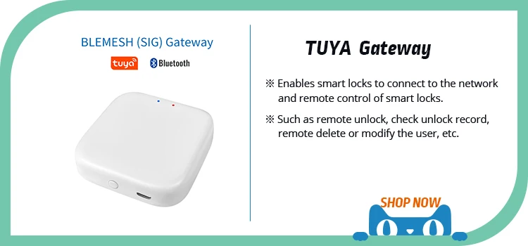 Compatible avec la passerelle pour le déverrouillage à distance