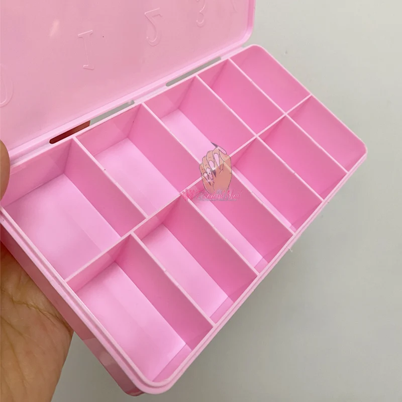 Boîte de rangement AfricArtificiel Rose N64.Tip Gel X Extension