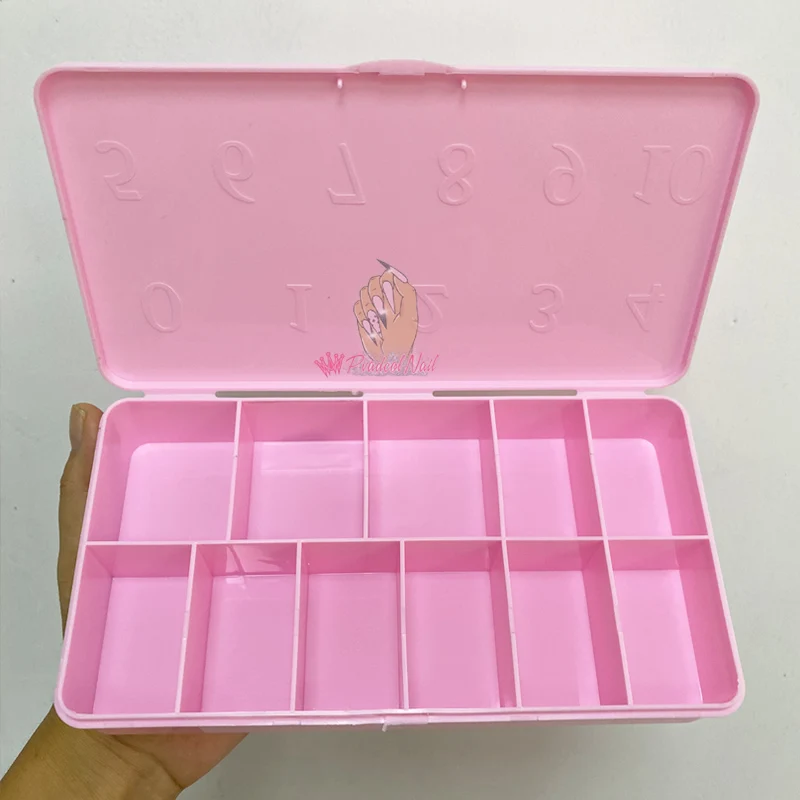 Boîte de rangement AfricArtificiel Rose N64.Tip Gel X Extension