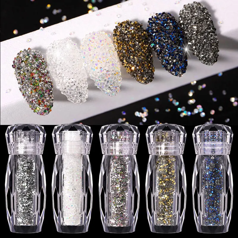 French Manucure Strass