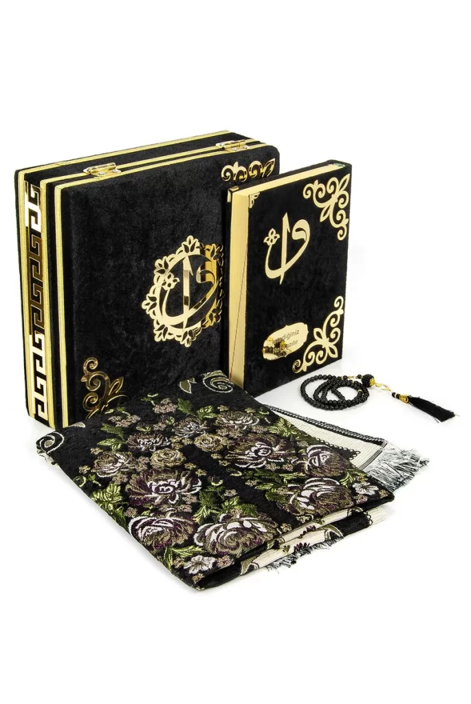Coffret Tapis De Priere Coran Tasbih