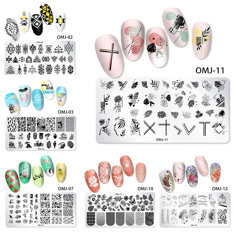 Plaque Stamping Nail Art