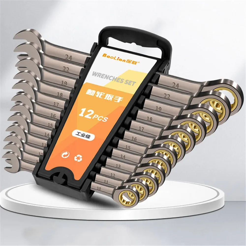 Coffret Clé Plate À Cliquet