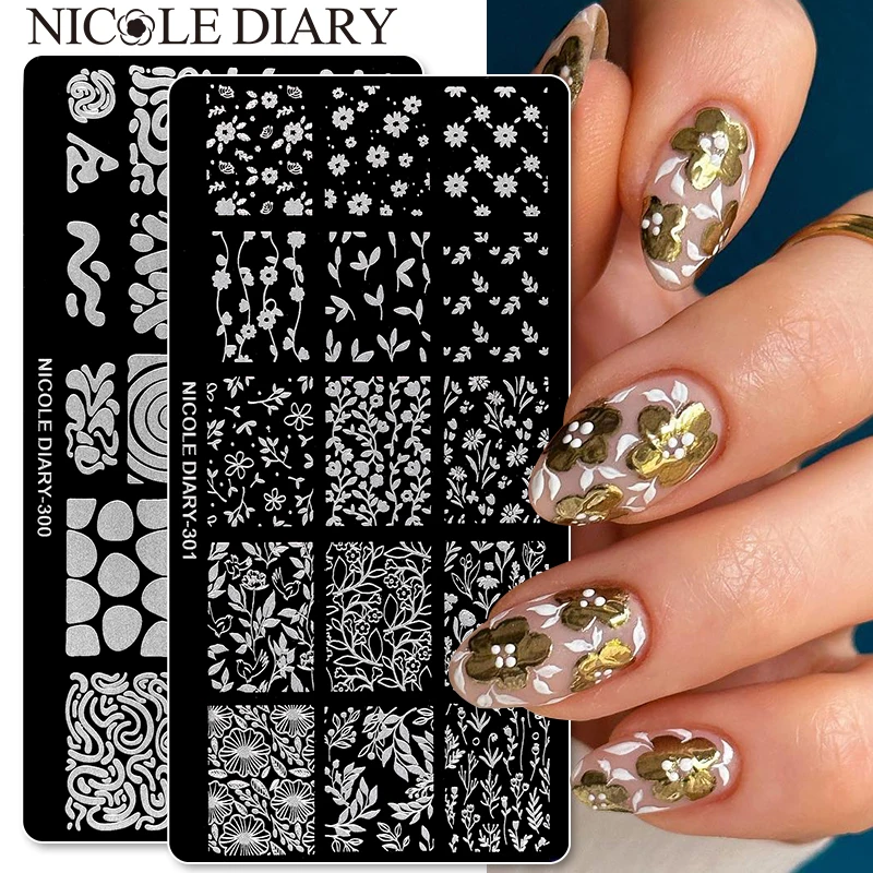 Plaque Stamping Nail Art