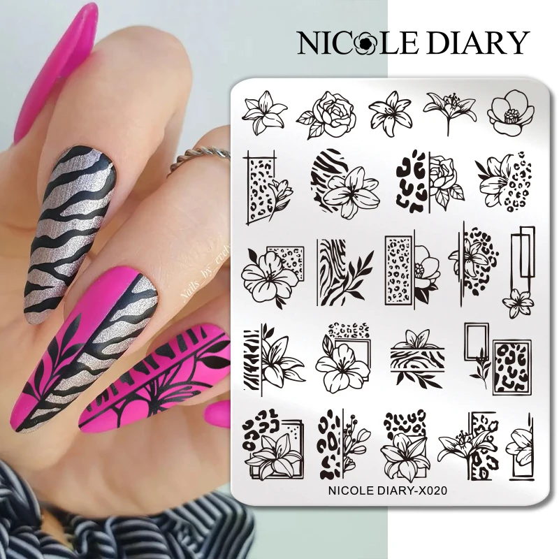 Plaque Stamping Nail Art
