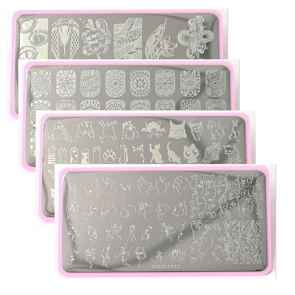 Plaque Stamping Nail Art