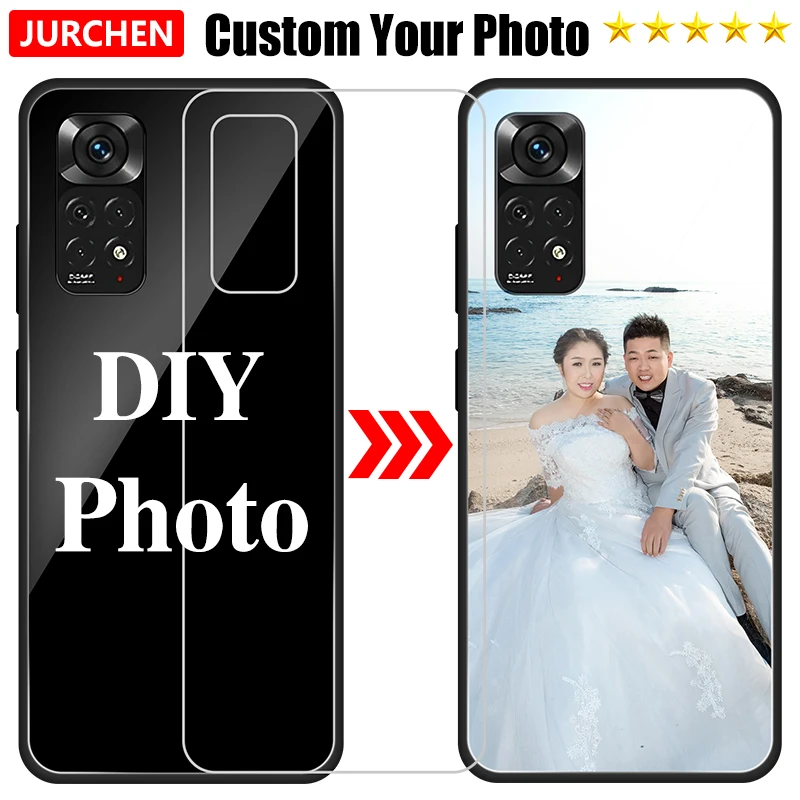 Étui en verre photo personnalisé pour Xiaomi
